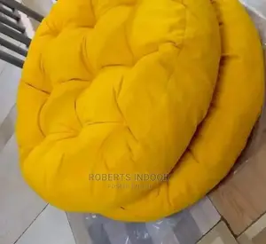 Yellow Elegant Floor Pillow
