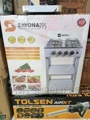 Sayona Gas Cooker With 4set Bunners