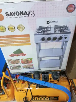 Sayona Gas Cooker With 4set Bunners