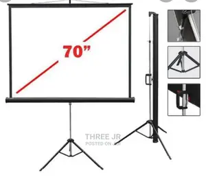 70inch Tripod Projection Screen