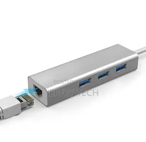 Multi-Function 4 in 1 Type-C Hub USB C to RJ45 Gigabit Ether