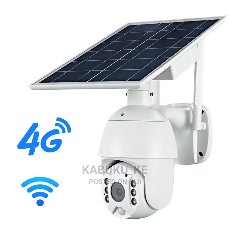 Solar Powered 4G GSM PTZ 360 Camera