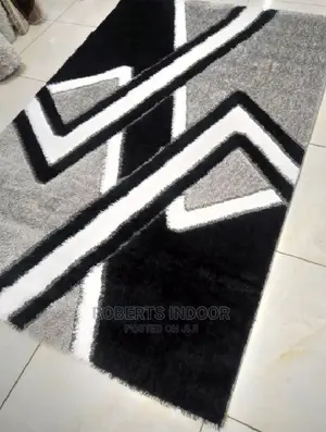 Grey and White Turkish Soft Carpet