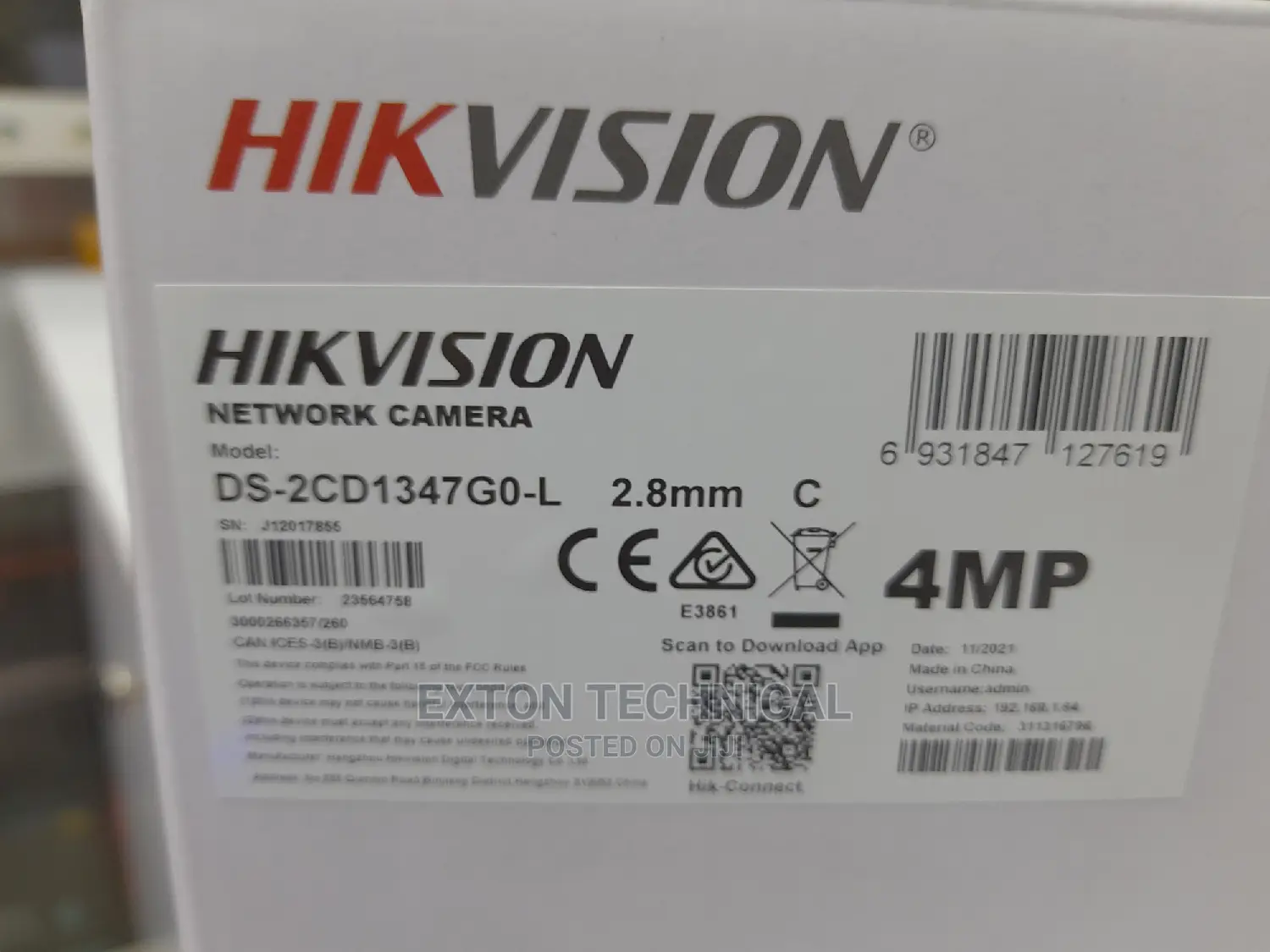 4MP Hikvision Dome