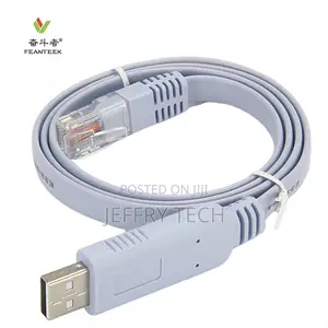 Factory 6ft Square Head USB Console FTDI to RJ45 Ethernet LA