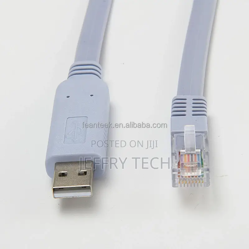 Factory 6ft Square Head USB Console FTDI to RJ45 Ethernet LA