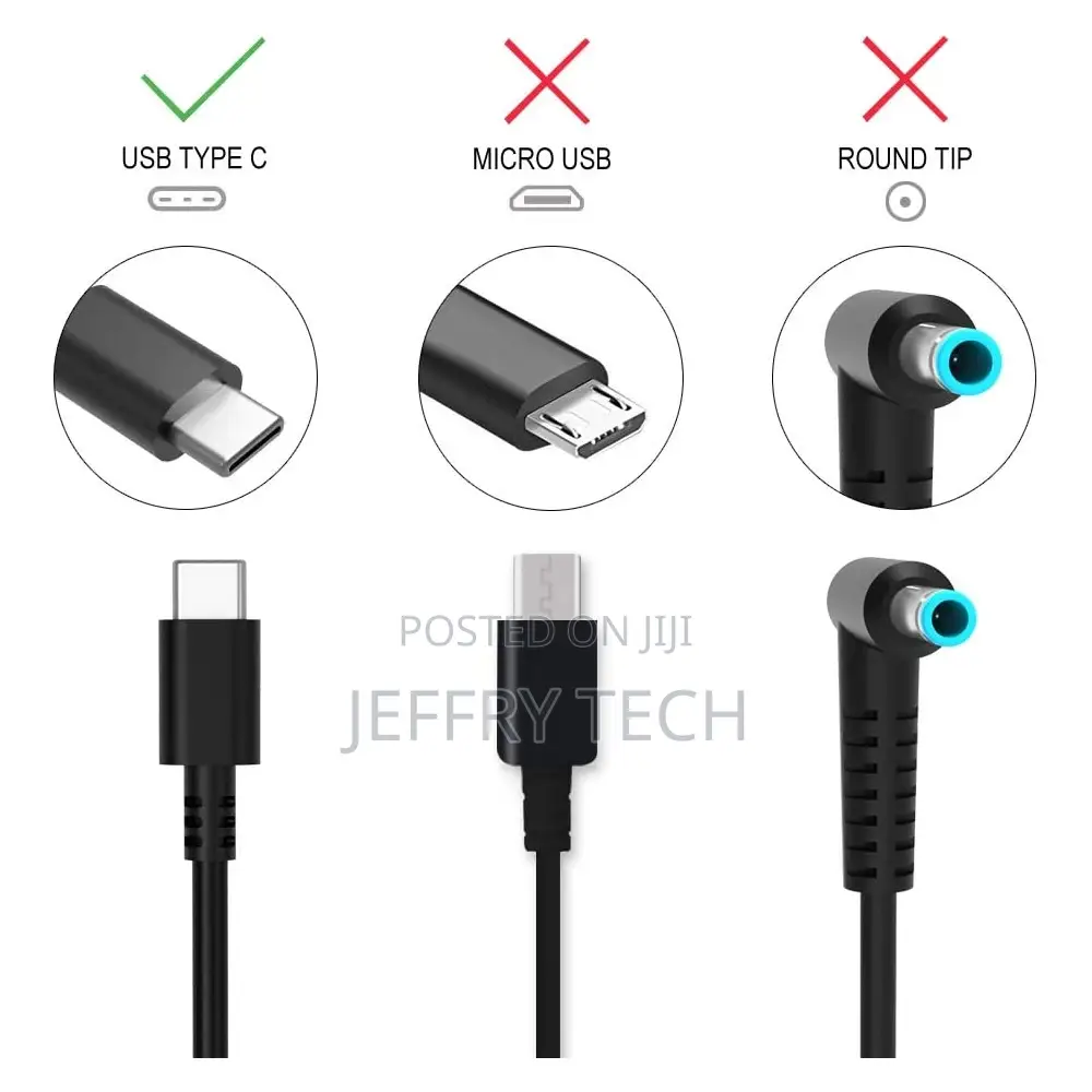 65w 20v 325a USB Type C Replacement Laptop Ac Adapter for Le