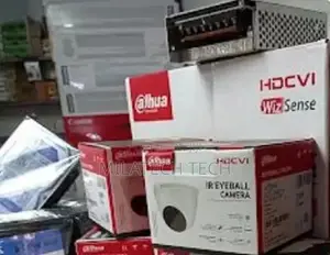 Vlatest Dahua 4 CCTV Cameras Complete System Package Kit