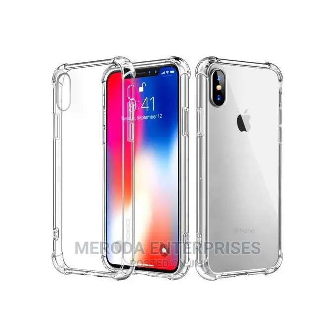 iPhone X Crystal Clear Cover Shockproof TPU Edge