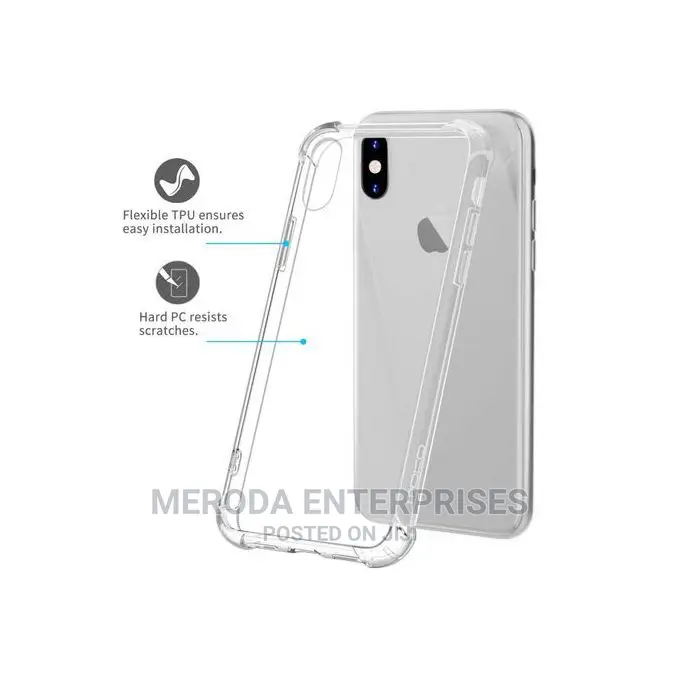 iPhone X Crystal Clear Cover Shockproof TPU Edge