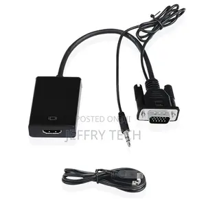 High Quality VGA to HDTV Converter 4k at 1080P HDMI Adapter Wit