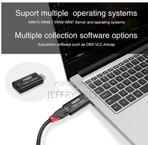 Portable Mini 1080P 4K HD Aluminum Shell Audio Video Hdmi Ca