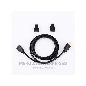 Generic HDMI to Mini HDMI, Micro HDMI Kit for PC TV Phone