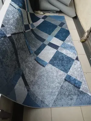 Blue 3d Carpet