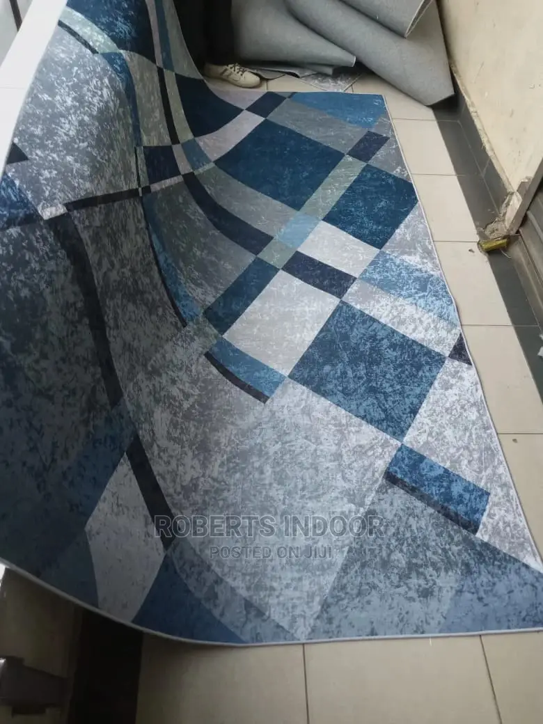 Blue 3d Carpet