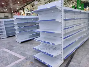 Used Clean Supermarket Shelves