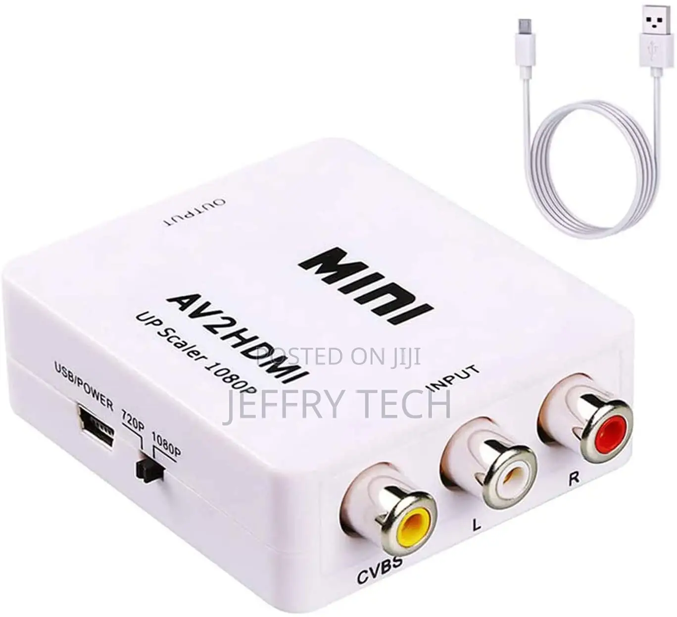 CVBS Video Audio Converter Adapter Supporting PAL/NTSC For