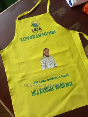 Yellow Campaign Aprons