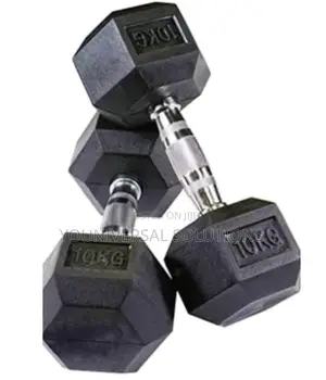 10kg Hexagonal Dumbells