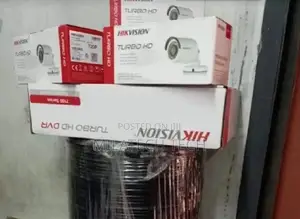Hikvision 3 HD CCTV Cameras Full Complete Installation Kit