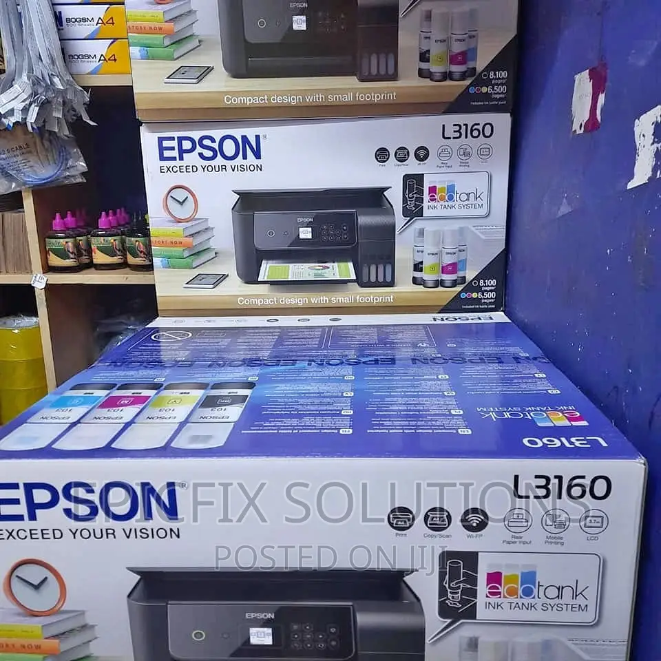 EPSON L 3160 Printer,.Ecotank and Screen