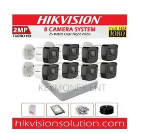 Hikvision 8 1080P 2MP Full HD CCTV Cameras Complete System