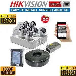 2MP 1080P Hikvision CCTV Cameras Complete Sales Kit