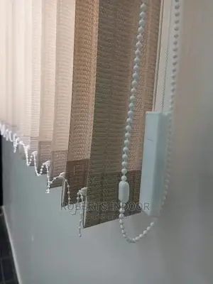 Beige Vertical Office Blinds