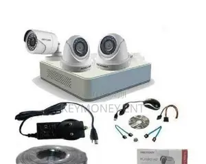3 CCTV Security Cameras Full 1080P HD Hikvision Cameras