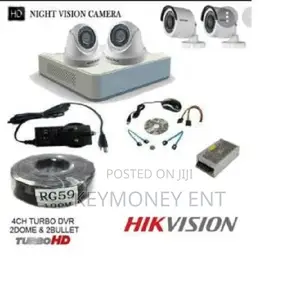 Hikvision 4 HD CCTV Camera Full Kit (With 8 Channel DVR 10