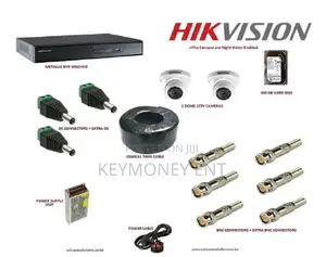 Hikvision 2 HD Cctvcamera Full Kit [Night Vision 1080MP)