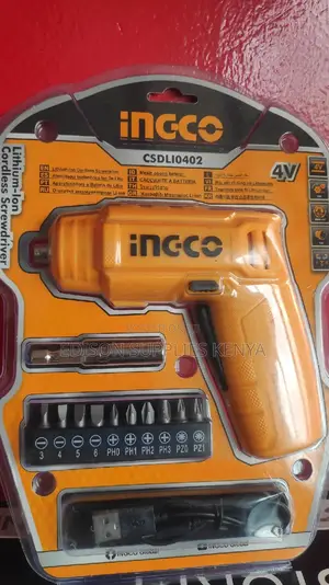 Cordless Screwdriver INGCO 4V Cordless Screwdriver Set