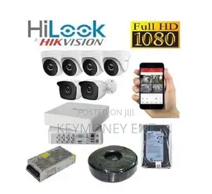 Hikvision 4 CCTV 1080p (2MP) Cameras Full Kit (Ultra HD 20m