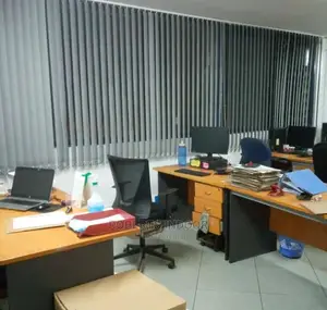 Grey Vertical Window Blinds