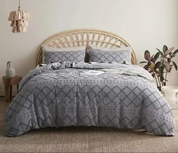 Pintuck Microfiber Duvet Cover Set