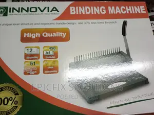 Innovative and Innovia Binding Machine.