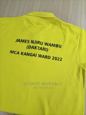 Quality Yellow Campaign Polo Shirts