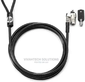HP Keyed Cable Lock 10 Mm - Black T1A62AA
