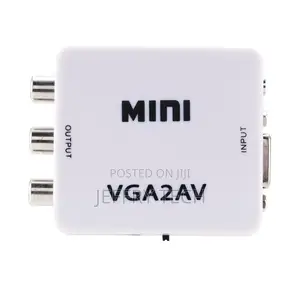 1080P Mini Vga2av Video Converter Adapter Vga to Rca/Av Pc T