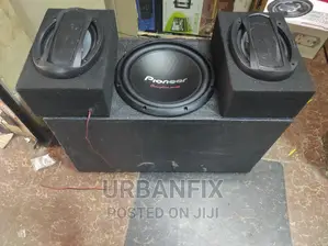 Pioneer 1600watts Subwoofer and 2 Midrange Speakers