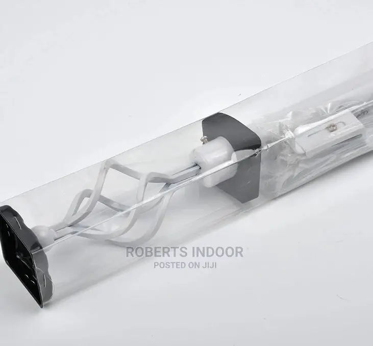 Silver 4m Double Curtain Rod