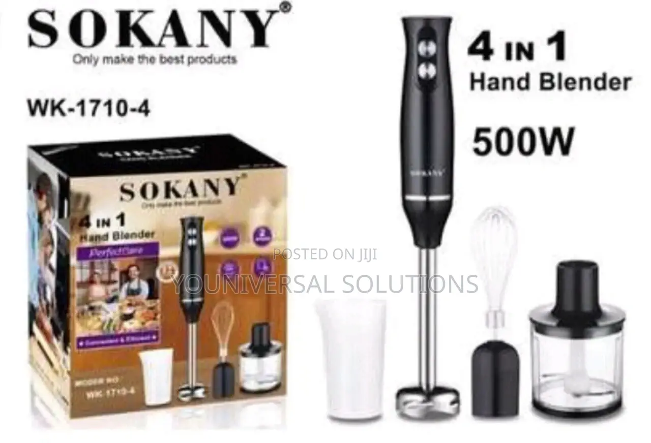 4 In1 Hand Blender(Sokany).