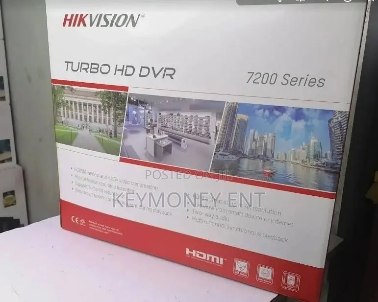 32 Channel Hikvision DVR 7200 SERIES Metallic