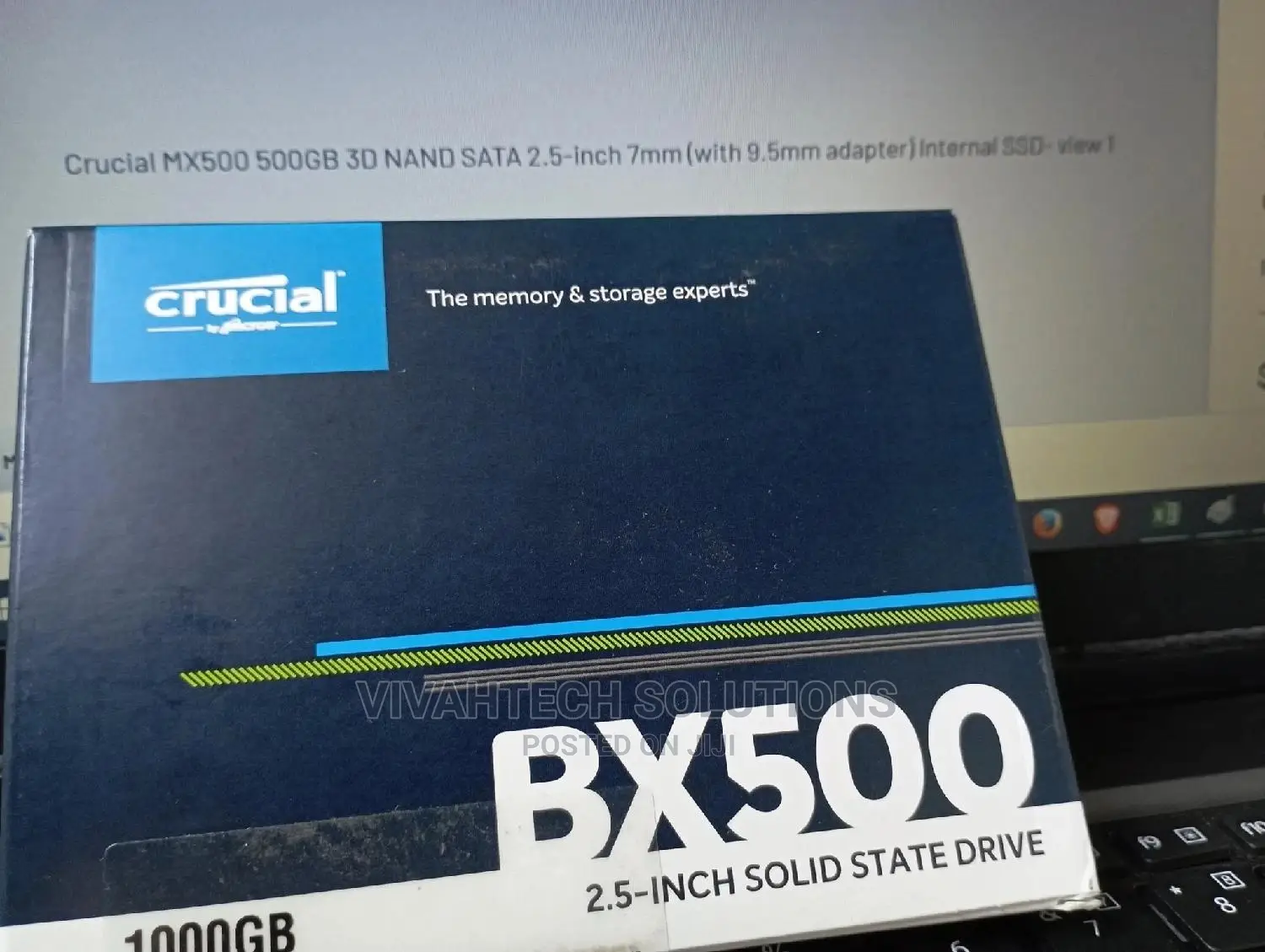 Crucial Bx500 2.5" Sata Internal Ssd 500gb
