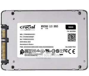 Crucial 500gb Internal SSD BX500 2.5-Inch Solid State Drive