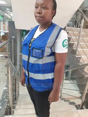 Blue Reflective Vests at Safety Hub