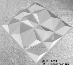 White Pvc 3d Wallpanel