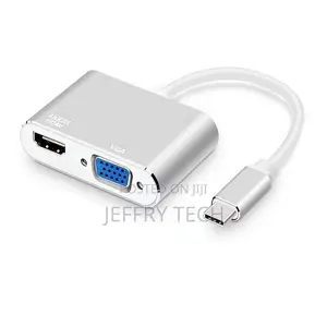 Supports 4K Type-C to HDMI VGA 2 in 1 Converter Cable