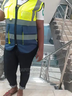 Two Coloured Reflective Vests-Green/Blue