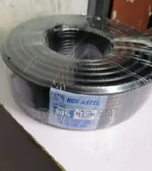 Black Copper RG6 Coaxial Cable